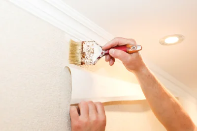Pose de papier peint à Péreyres — revêtements muraux et toiles de verre